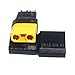 1Pair ShareGoo No Cable XT90 XT-90 Male Female Adapter Connector Compatible with Traxxas to XT90 RC Car Truck FPV Battery Charger ESC