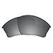 Revant Replacement Lenses for Oakley Half Jacket XLJ sunglasses, UV Protection, Anti-Scratch and Impact Resistant, Polarized Black Chrome Mirrored