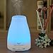 Essential Oil Diffuser, Aroma King Portable Ultrasonic Aromatherapy Cool Mist Aroma Humidifier with 7 LED Changing light colors, Auto Waterless Shut Off and Adjustable Mist