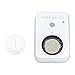 Travel CO DETECTOR by FORENSICS | Carbon Monoxide Low-Level 9ppm Alarm | Super Small Size & Stylish | iPhone White Color | Easy One-button operation |
