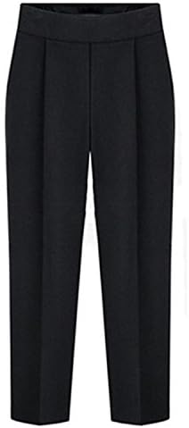 Kateirmaso Ladies Black Pants Plus Size 5XL 4XL Women Ankle Length Pantalon Knitted Trousers Winter