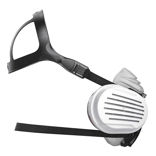 Dräger X-plore 3300 Chemiearbeiterset mit A1B1E1K1 Hg P3 Kombi-Filter – Halbmaske für Chemiearbeiten, zuverlässiger Schutz gegen Dämpfe, Gase und Fein-Staub, Größe M thumbnail 3