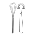Ikea 2 Pc Kitchen Hand Whisk Utensil Set Stainless Steel Sauces Gravy Whipping Gadget Stirrer