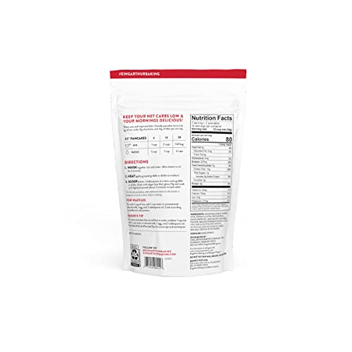 King Arthur, Keto Wheat Pancake Mix, Sourced NonGMO, Certified Kosher