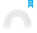 Sungrace 10 Pack Fixate Sticky Cell Pads, Stick To Glass, Mirrors, Whiteboards, Metal, Kitchen Cabinets, Tile, Car and Other Surfaces (Clear)