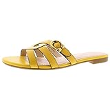 COACH Womens Kennedy Fabric Open Toe Casual Slide