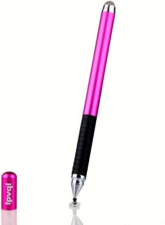 stylus,2 in 1 Fine Point Universal Capacitive Screen Touch Stylus Pen for Apple Ipad Samsung Galaxy Sony LG Huawei Hot pink