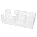 5 Compartment Modern Acrylic Coffee Accessories Caddy/Tabletop Paper Napkin Dispenser Rack