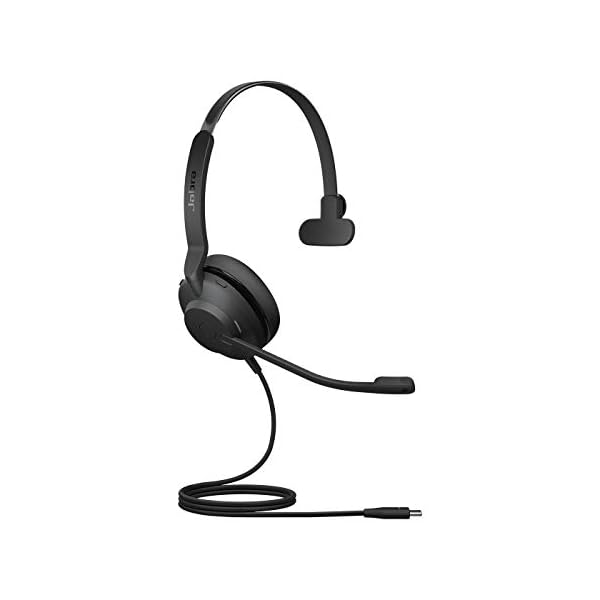 Jabra-Evolve2-30-Headset--Noise-Cancelling-UC-Certified-Mono-Headphones-With-2-Microphone-Call-Technology--USB-C-Cable--Black Jabra Evolve2 30 Headset – Noise Cancelling UC Certified Mono Headphones with 2-Microphone Call Technology – USB-C Cable…