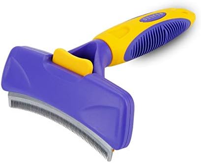 Pet Grooming Brush Deshedding Tool, Reduces Shedding Up Effectively Professional Shedding Tool for Short Hair and Long Hair Dogs/Cats