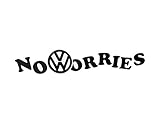 NO WORRIES VOLKSWAGEN VW WINDOW STICKER JETTA BEETLE VAN GOLF VINYL DECAL #049