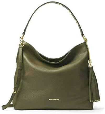 brooklyn large pebbled leather shoulder bag