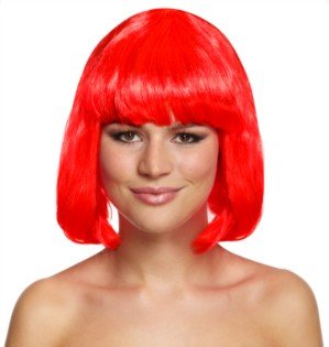 BOB WIG - RED.