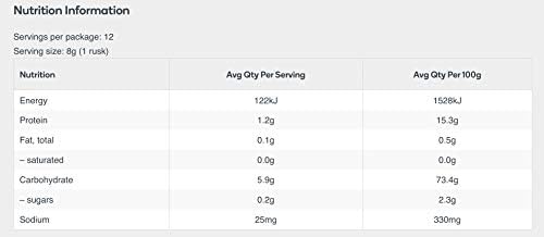 organic teething rusks