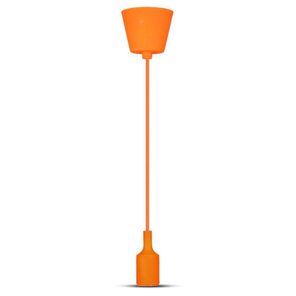 V-TAC SKU.3484 Suspension Light Bulb E27 Orange VT-7228, Plastic, and Other Materials, Depth: 1000 mm