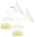 Nenesupply 21MM Flanges and Flange Adapters for Spectra S2 and Spectra S1Breastpump. Use with Spectra S2 Accessories and Medela Bottle. Not Original Spectra Pump Parts. Replace Spectra Flange