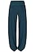 BAISHENGGT Women's Button Deco Harem Pants with Side Pockets