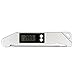 TedGem Cooking Thermometer, Digital Instant Read Food Meat Thermometer, Digital Electronic BBQ Thermometer with Collapsible Internal Probe (Silver)
