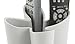 j-me Cozy Remote Control Tidy Remote Holder and TV Remote Organizer (Cool Grey) - Holds up to Four Remote Controls of All Sizes - Non-slip Rubber - Perfect for End Table or Nightstand