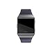 Fitbit Ionic Perforated Leather Accessory Band, Midnight Blue, Large