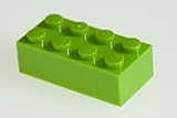 200x Lego Bright Yellowish-Green (Lime) 2x4 Bricks Super Pack