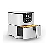PureMate-Air-Fryer-with-Digital-Display-Recipes-Book-XL-55L-Healthy-Oil-Free-1700W-Air-Fryer-with-7-Preset-LED-One-Touch-Screen-Timer-Adjustable-Temperature-Control-for-Low-Fat-Cooking PureMate Air Fryer with Digital Display & Recipes Book, XXL 5.5L Healthy Oil Free 1700W Air Fryer with 7 Preset, LED One…