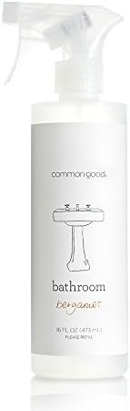 Common Good Bathroom Cleaner Spray, Bergamot Scent, 16oz