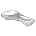 iDesign Forma Spoon & Spatula Rest for Kitchen Countertops - Brushed Stainless Steel