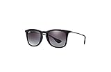 Ray-Ban INJECTED MAN SUNGLASS - RUBBER BLACK Frame LIGHT GREY GRADIENT DARK GREY Lenses 50mm Non-Polarized