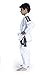 Vector Sports 100% Cotton Pearl Weave Kids Brazillian Jiu Jitsu BJJ Gi Attila Series Kimono Lightweight Preshrunk Fabric with Free White Belt (White, K1)