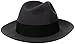 STACY ADAMS Men's Cannery Row Wool Felt Fedora Hat, Gray, XX-Large