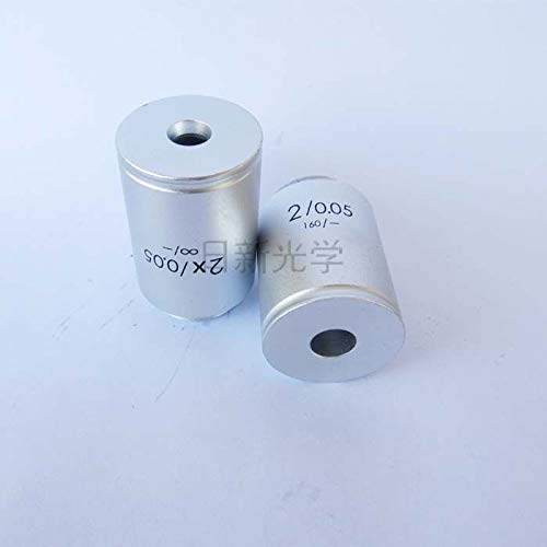 FidgetFidget Infinity Stereo Microscope Achromatic Objective Lens RMS Thread 20.2mm2X Infinity