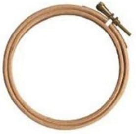Milward Beech Wood Embroidery Hoop, 7in 17.8cm Diameter for Cross Stitch Needlework & Crafts, Durable, Smooth Finish