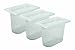 San Jamar MP19 Mod Pan, 1/9 Food Pan with Lid, 1 Quart, 5 1/8