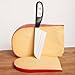 The Cheese Knife BKP2 with Patented Cheese Knives Blade, Black