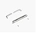 S&C 2 PCS/Set Omnipotent Watchband Adapter Seamless Metal Connector Watchband Connector + Screwdriver For Apple Watch For iwatch 38mm (Silver)