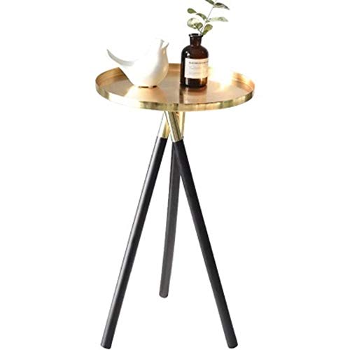 MQW Nordic Wind Contracted Stylist Style is Creative Aureate Sitting Room Sofa Corner Bedroom Small Side Table Tea Table Model Room Tray 3255(cm) Delicate and Beautiful
