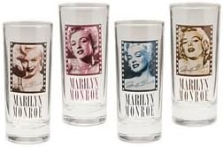 Marilyn Monroe 4 pc. 10 oz. Glass Set