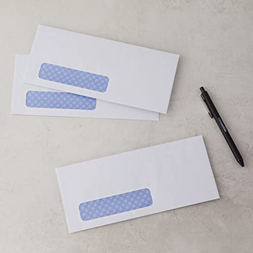 Amazon Basics 10 SecurityTinted SelfSeal Business Envelopes with