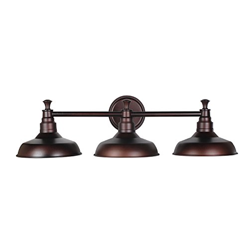 Design House 520320 Kimball 3 Light Vanity Light, Bronze