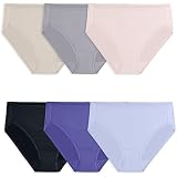 Fruit of the Loom Women's Fit for Me Plus Size Underwear, Hi Cut - Cotton - Assorted, 9 : Buy Online at Best Price in KSA - Souq is now