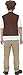 Smiffys Kids Victorian Urchin Kit, Vest and Cap, Brown, One Size, 21912