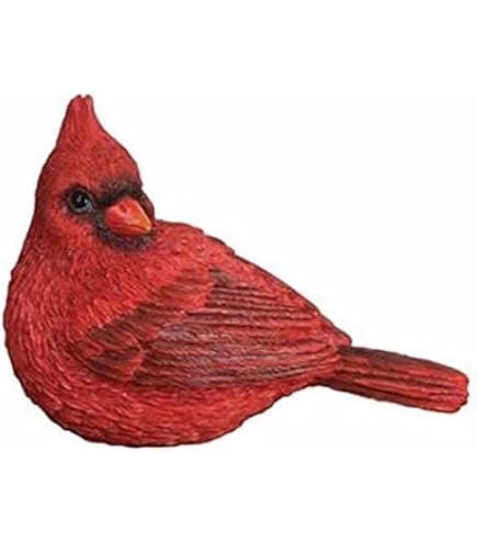 置物  Birds Red Cardinal Amazon.com : Cardinal Statue Metal Bird Garden Decor - Metal