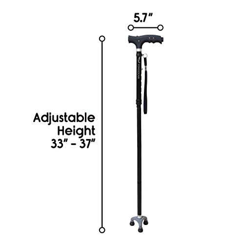 KingGear Travel Adjustable Folding Canes and Walking Sticks for Men and