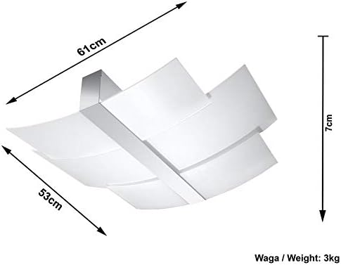 SOLLUX Steel Lighting LED Light Bulb Minimalist Design Lampshade Easy Installation Celia Chrome Ceiling Lamp - Image 4