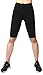 Neonysweets Womens Active Workout Tights Yoga Short Cotton Half Tights Black XL