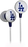 iHip MLF10169LAD MLB Los Angeles Dodgers Printed Ear Buds, Blue