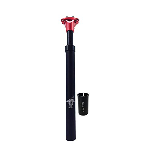 Black Red Suspension Seat Post 27.2/28.6/30.0/30.4/30.9/31.6/33.9 x 350mm Seatpost (30.4x350mm)