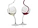 Tipsy Wine Glass Set Of 2 Cute Tilted Glasses With Funny Saying| Drink Responsibly Don’t Spill It |Joke Novelty Gag Gift For All Types of Women|Wife Mom Daughter Coworkers Bff
