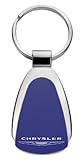 Key Chain Chrysler Blue Teardrop Keychain Fob Custom Design